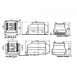 دیاگرام ترانسفورماتور جریان ARM2&ARQ2